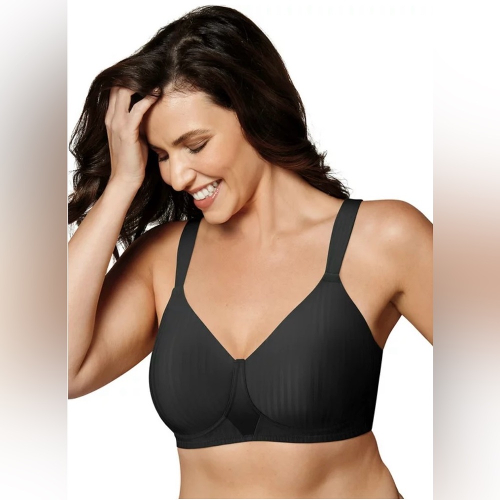 🖤Playtex Smooth Wirefree Bra Secrets Perfectly Seamless No-Slip Comfort Sz 40B